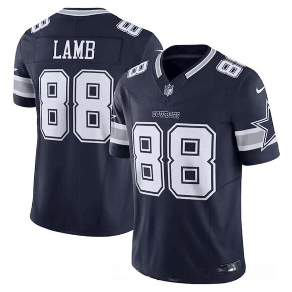 Mens Youths Kids Womens 88 CeeDee Lamb NavyVaporStitched Jersey
